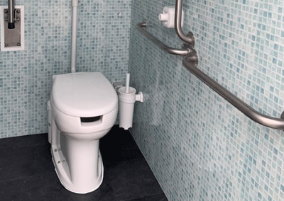 Moduli prefabbricati sanitari - Dettaglio WC disabili