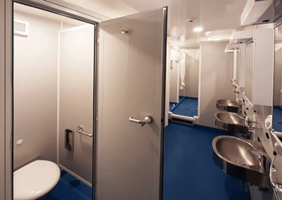 Moduli prefabbricati sanitari - Dettaglio